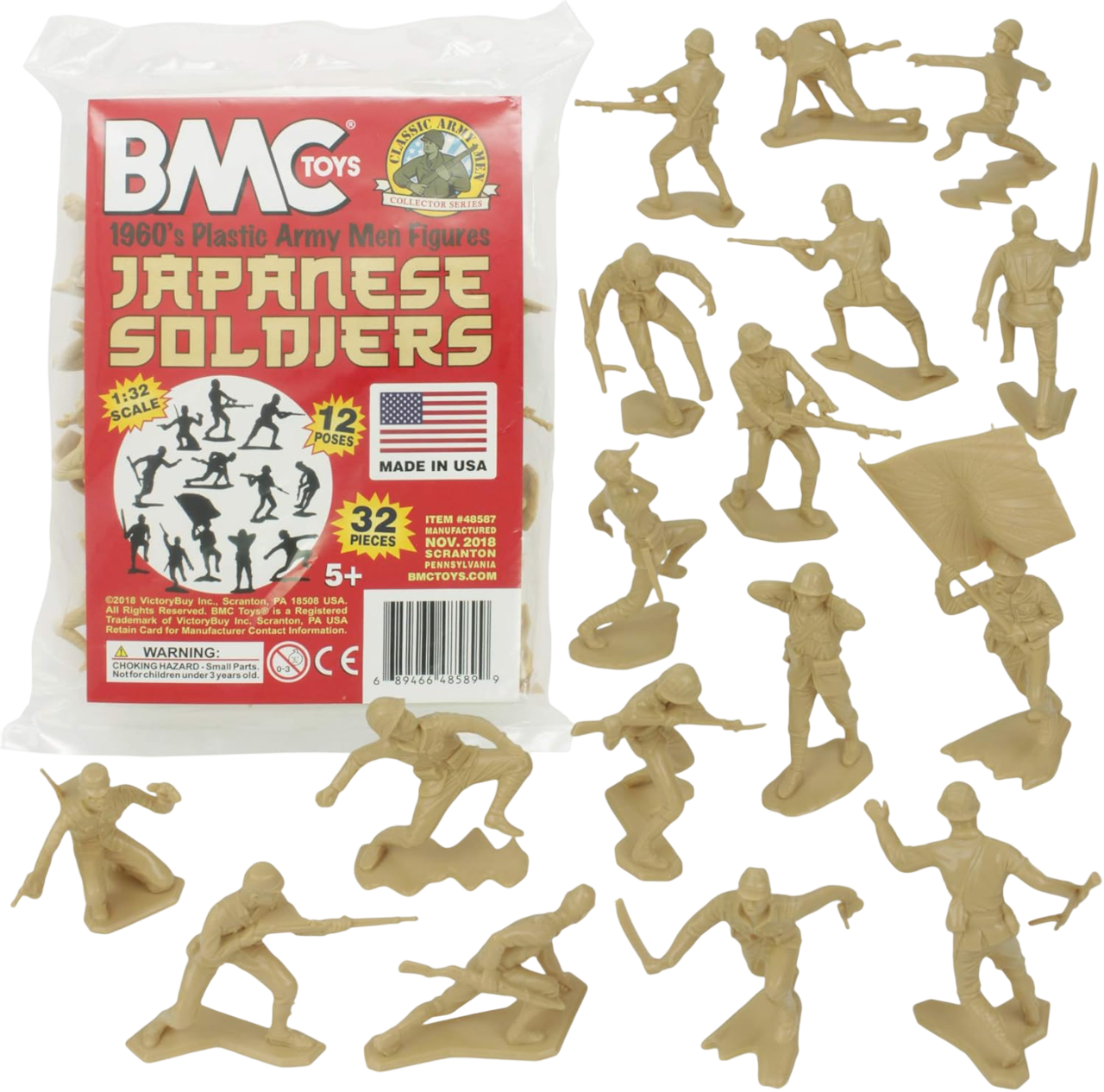 Japanese Plastic Army Men by Marx
